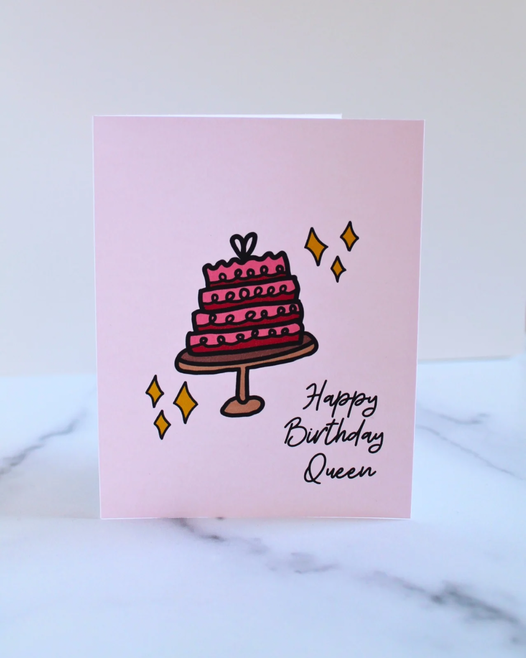 Happy birthday queen card