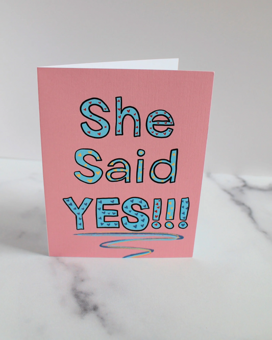 She said YES!!!